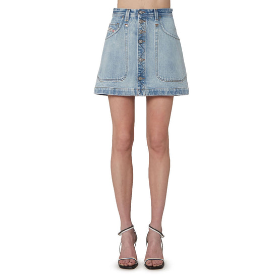 Women De-Albus Skirt - Blue