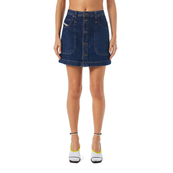 Women De-Albus Skirt - Navy