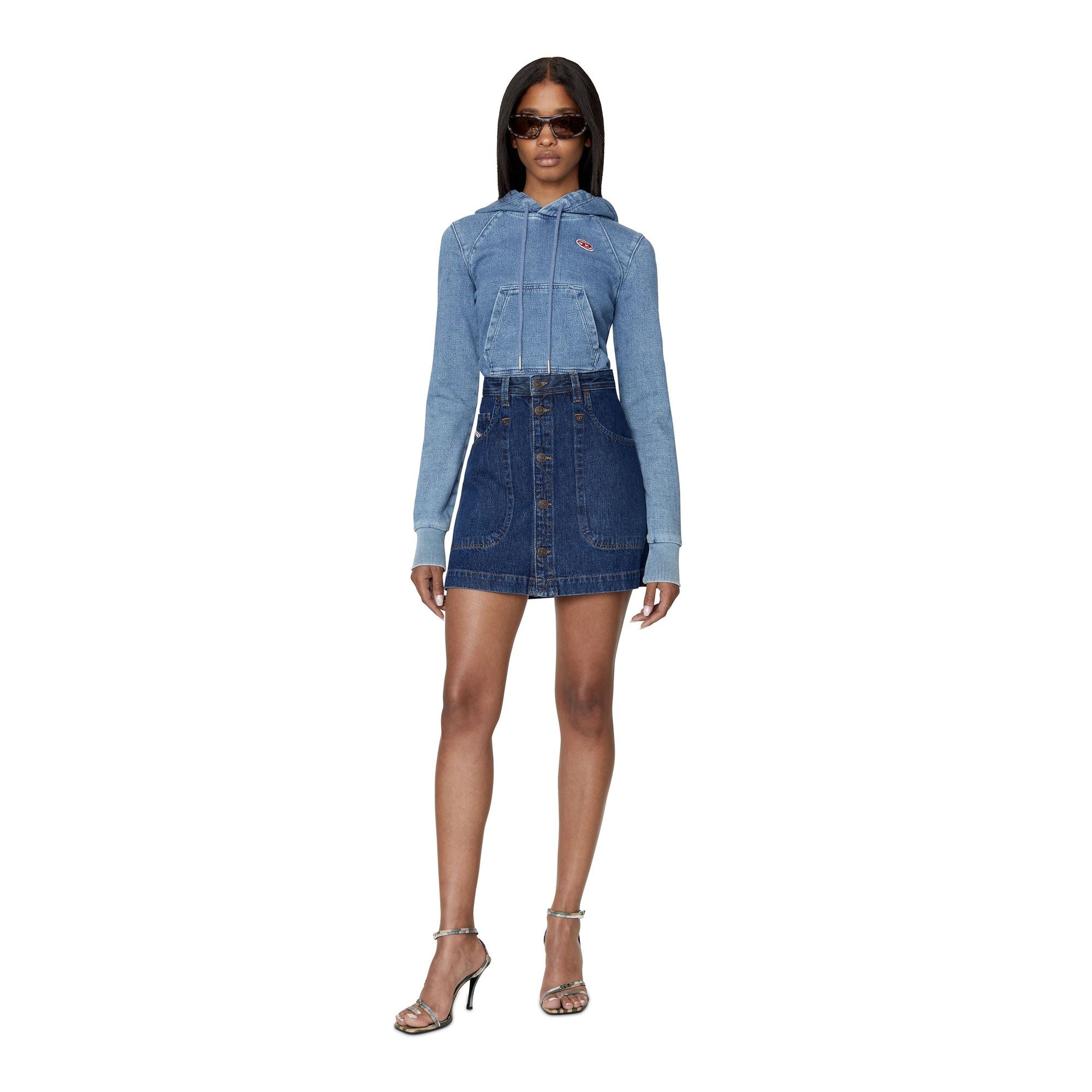 Women De-Albus Skirt - Navy