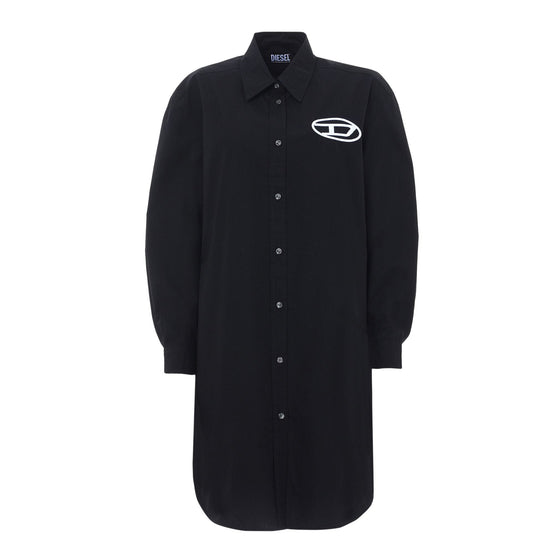 Women D-Lunar-A Dress - Black