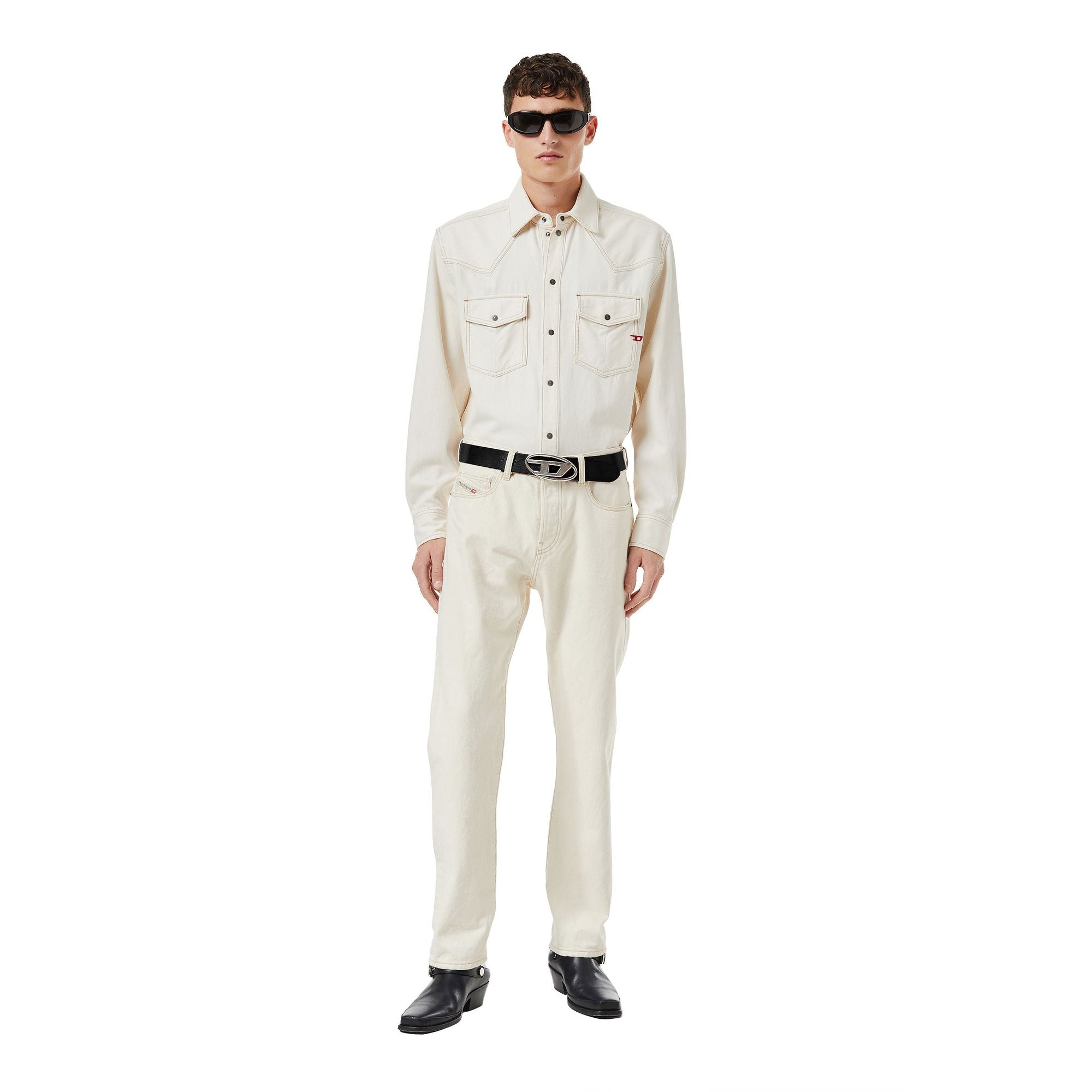 Men 2020 D-Viker L.32 Trousers - Bright White