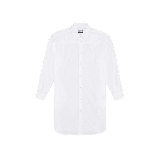Women D-Lunar-B Dress - Whtie