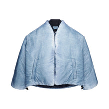 Women W-Day-Print Jacket - Blue