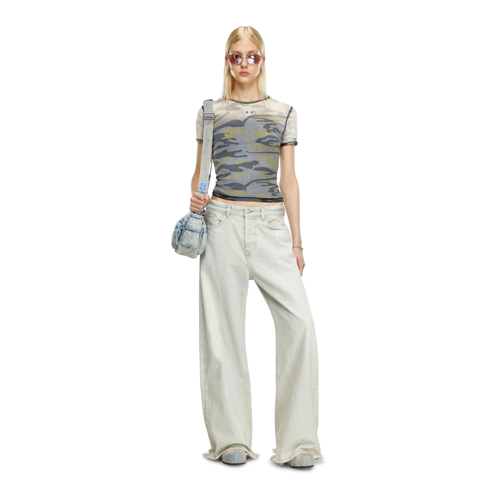 Women 1996 D-Sire L.30 Trousers - Light Blue