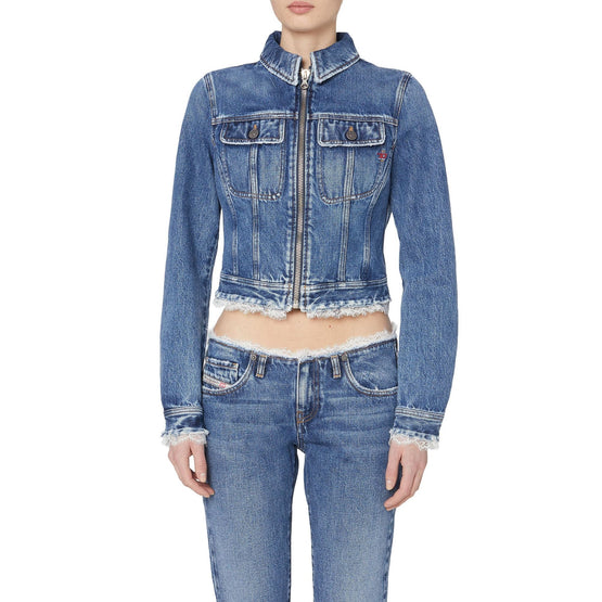 Women De-Slimmy-Zp-Fsb Jacket - Blue