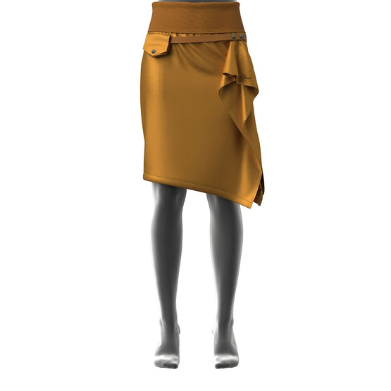 Women O-Pauline Skirt - Sudan Brown