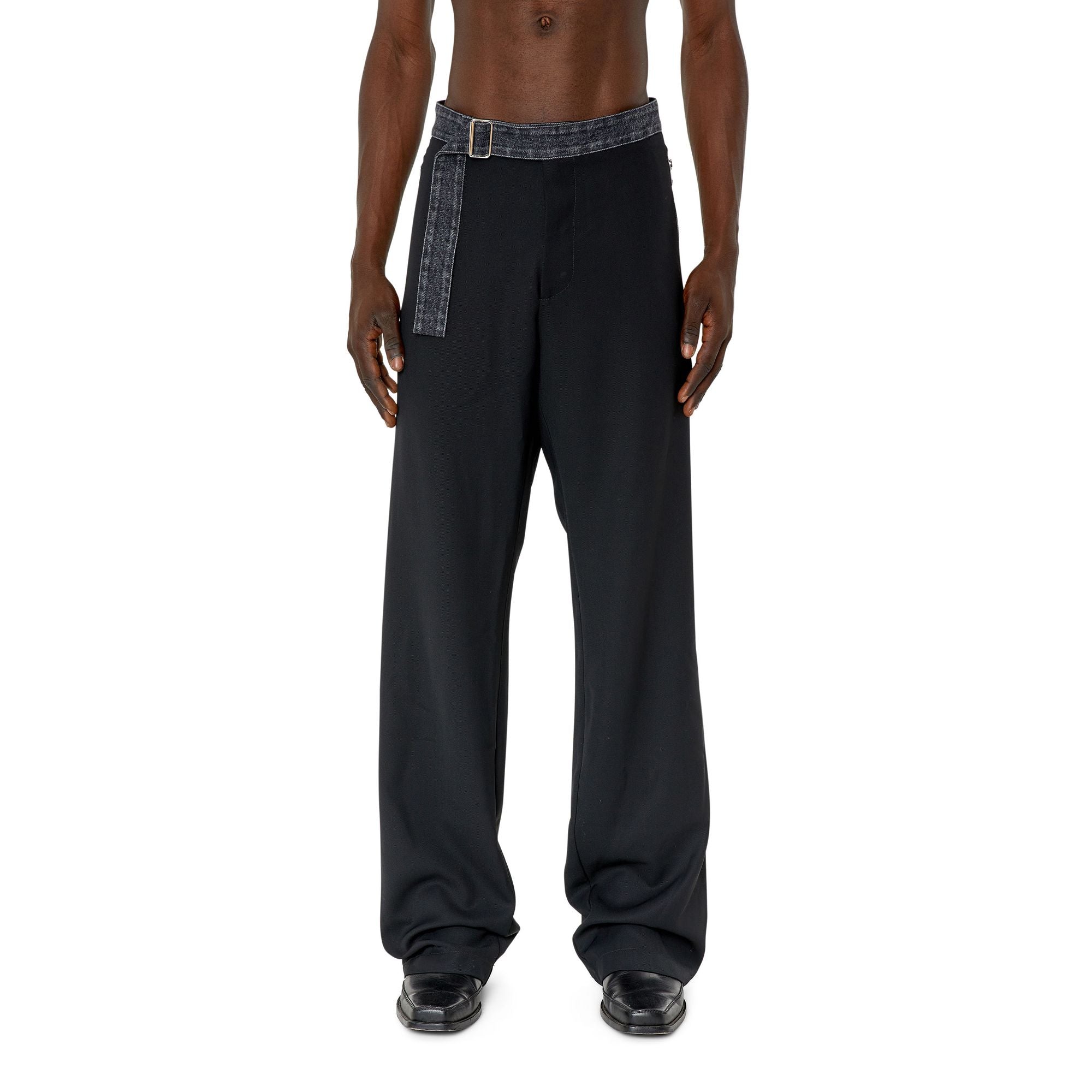 Men P-Gold-A Trousers - Black