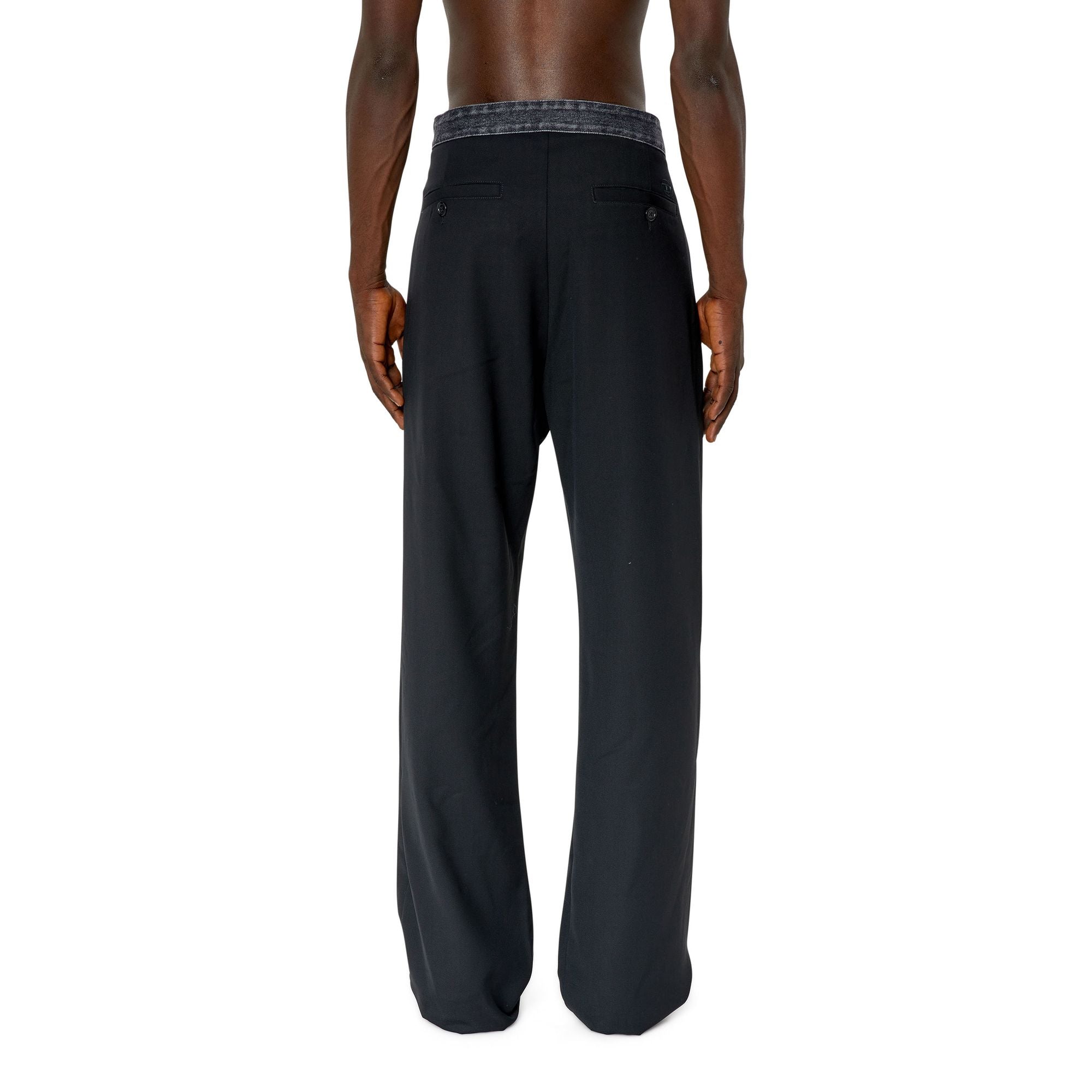 Men P-Gold-A Trousers - Black