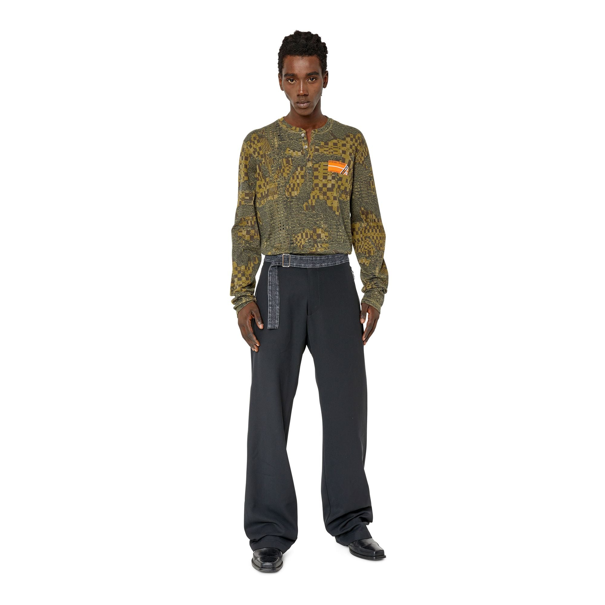Men P-Gold-A Trousers - Black