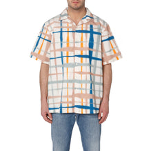 Men S-Frank-Check Shirt - Light Beige