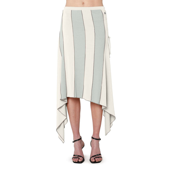 Women O-Lind Skirt - White Asparagus