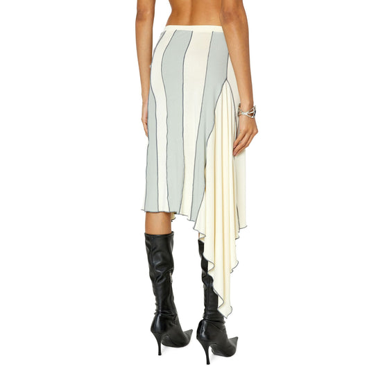 Women O-Lind Skirt - White Asparagus