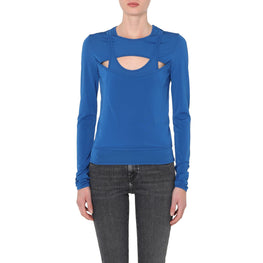 Women T-Olay Top - Classic Blue