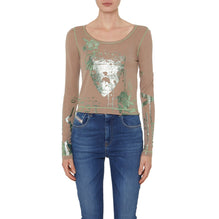 Women T-Ballersi Top - Taupe Gray