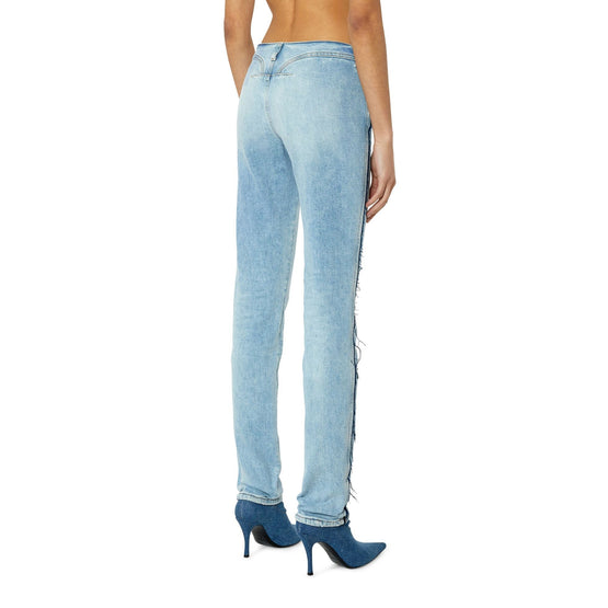 Women D-Tail-Re L.32 Trousers - Blue
