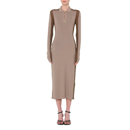 Women M-Adlyn Dress - Taupe Gray