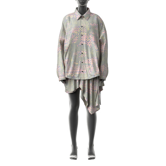 Women G-Rhodia-Aop Jacket - Shell Coral