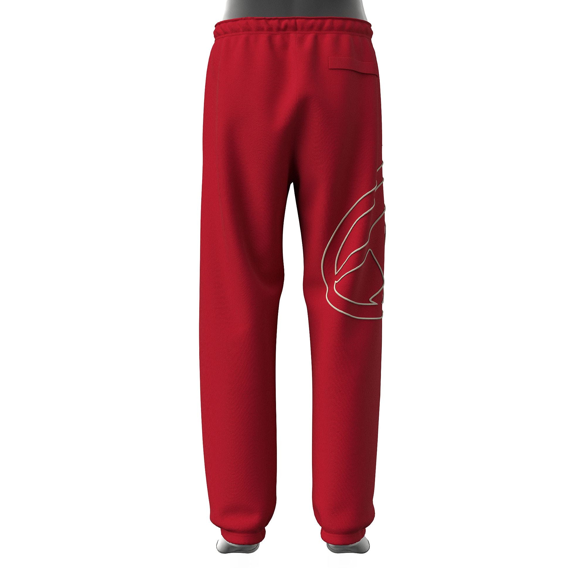 Men P-Marky-Megoval Trousers - Chinese Red