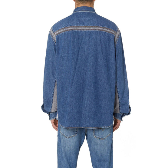 Men D-Hor-Fss Shirt - Blue