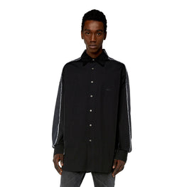 Men S-Warh Shirt - Black Black Black