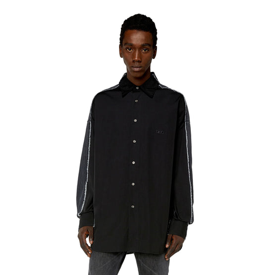 Men S-Warh Shirt - Black Black Black
