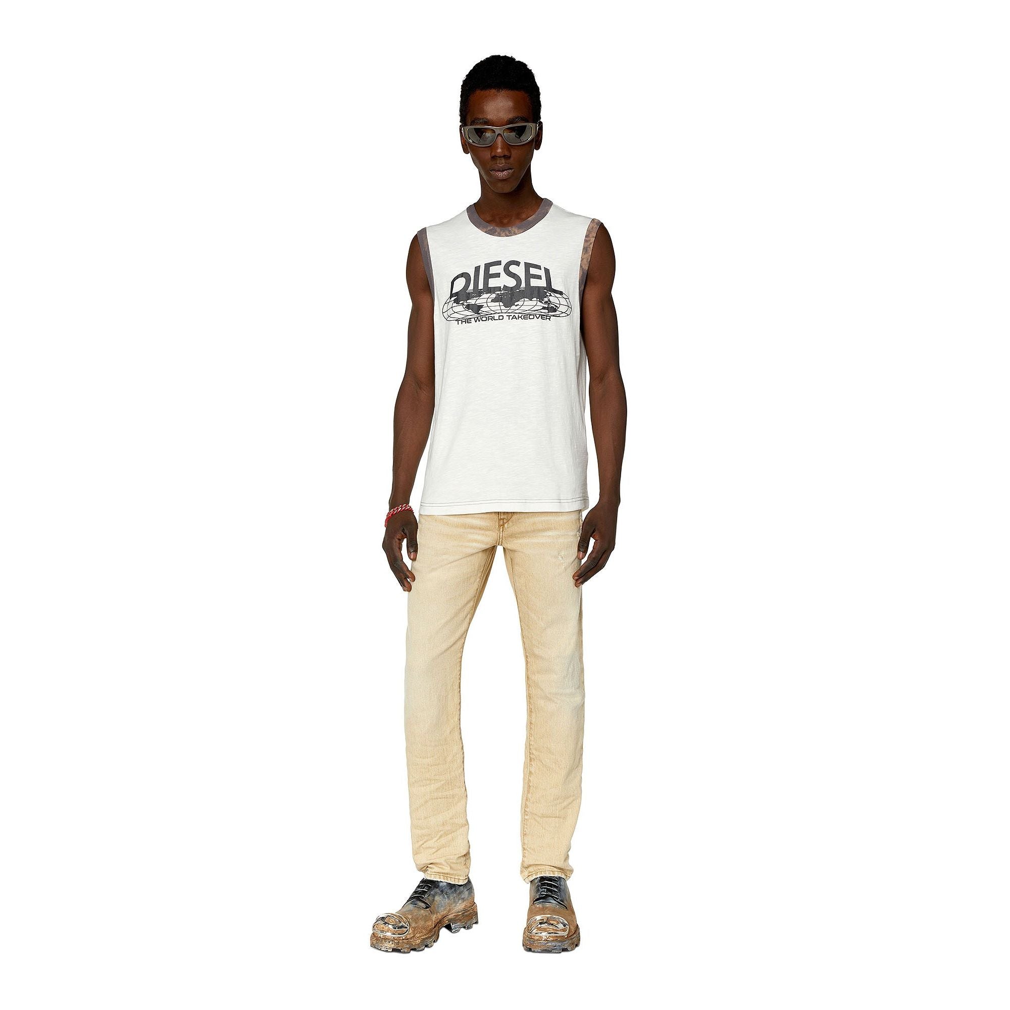 Men T-Bisco-L1 Top - White