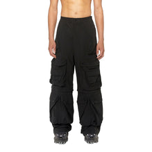 Men P-Staind Trousers - Black