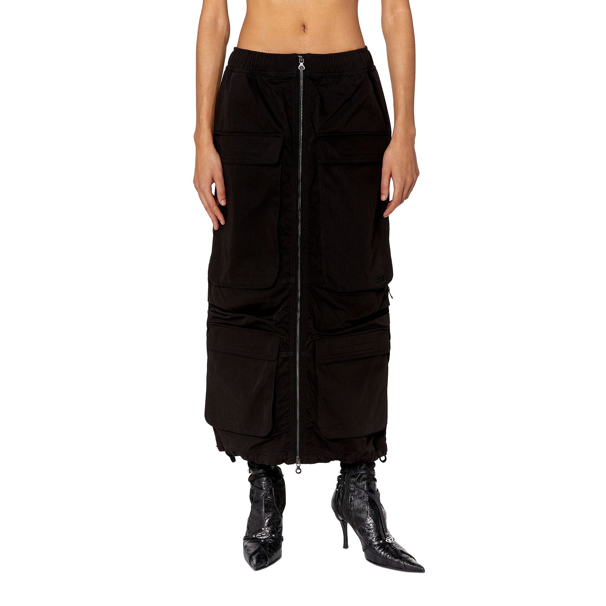 Women O-Mirt Skirt - Black