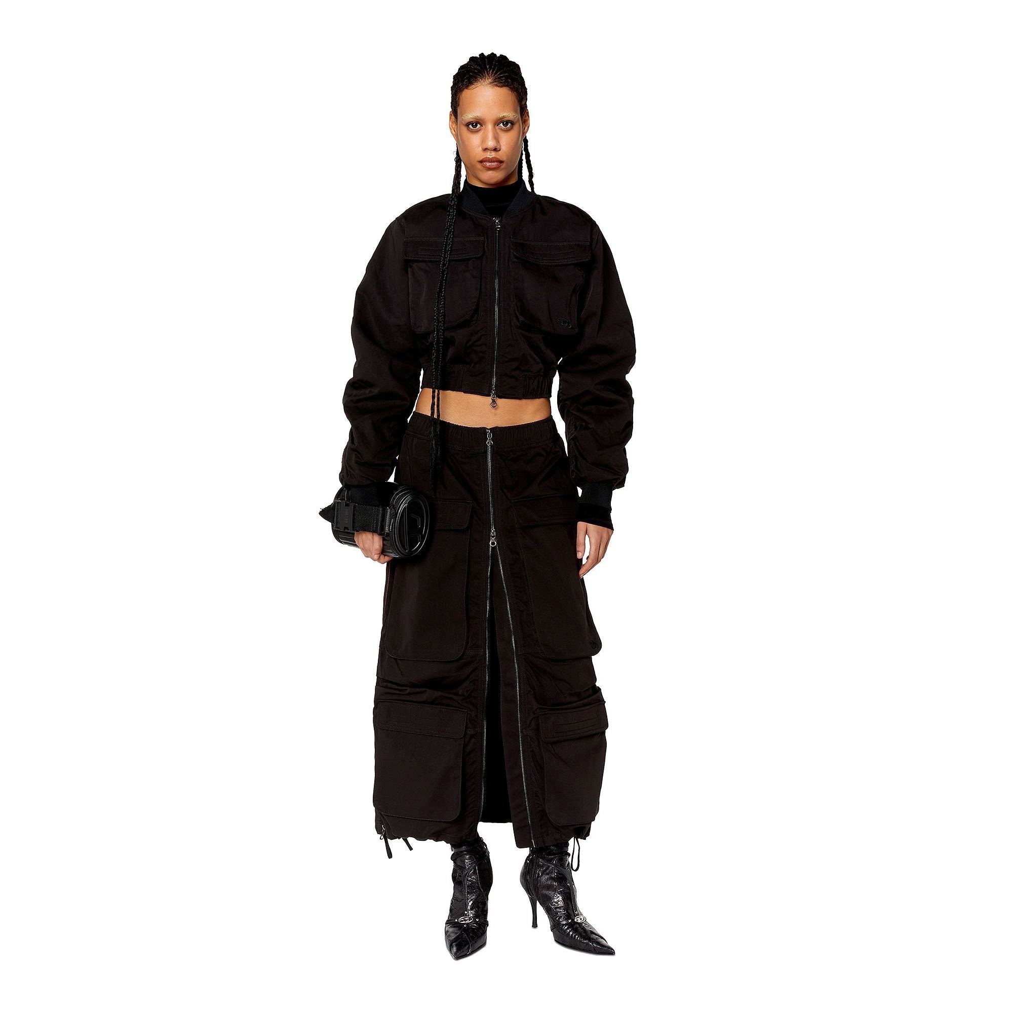 Women O-Mirt Skirt - Black