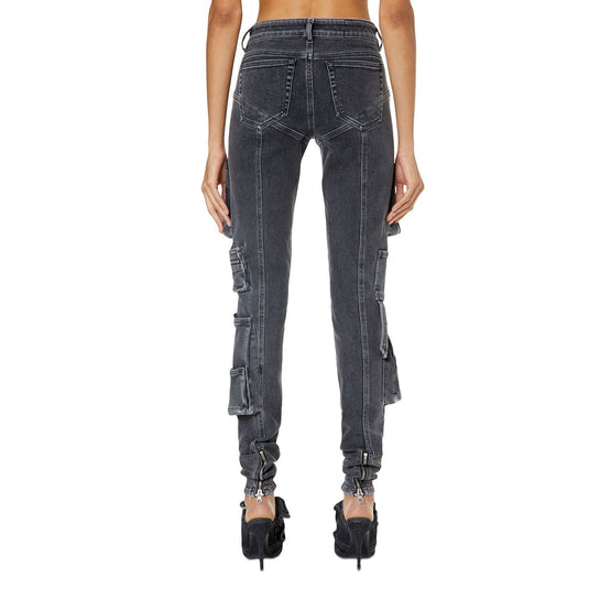 Women 1984 Slandy-High-Pk-Fsc Trousers - Black