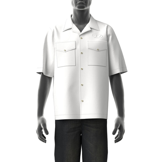 Men S-Mac-22-B Shirt - Bright White