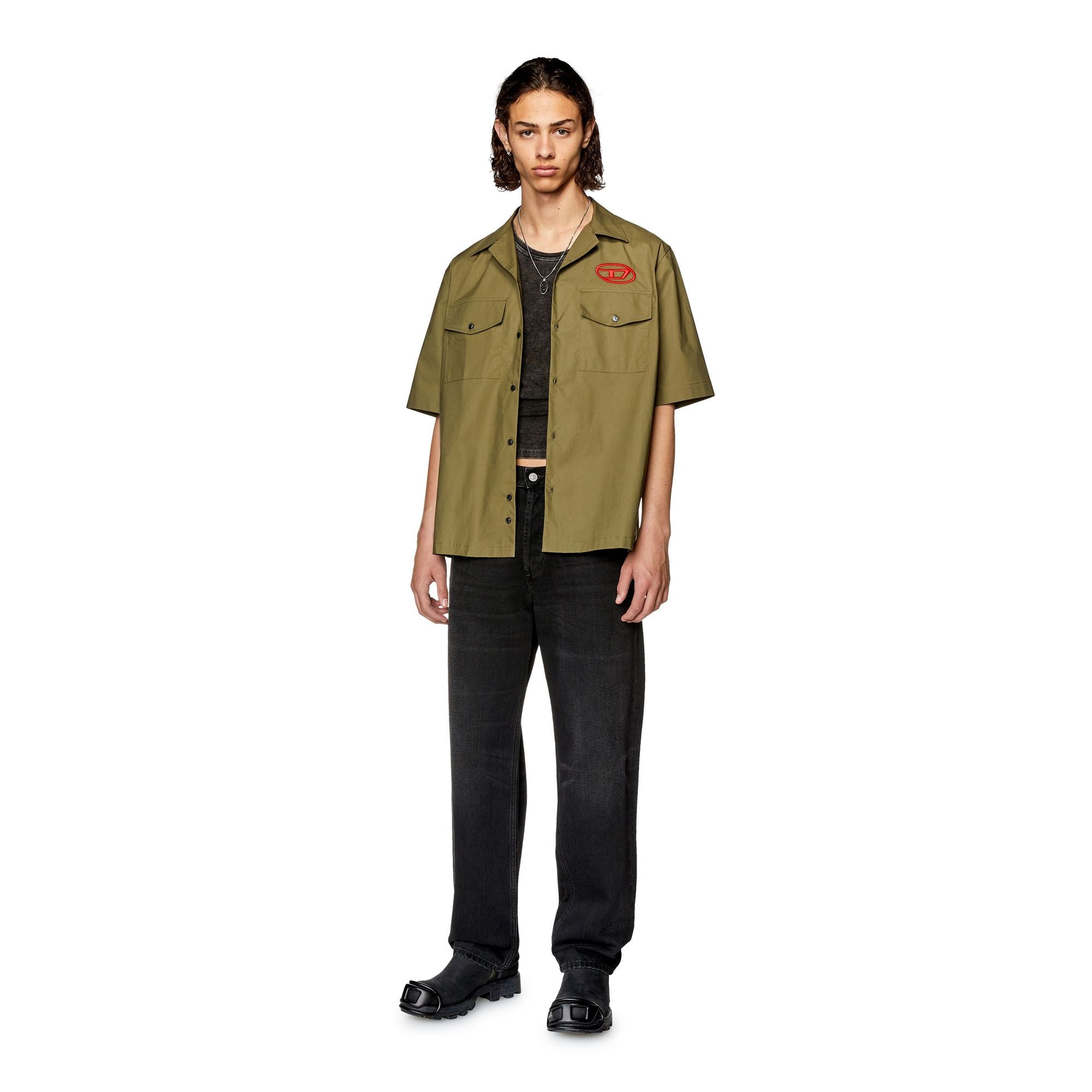 Men S-Mac-22-B Shirt - Ivy Green