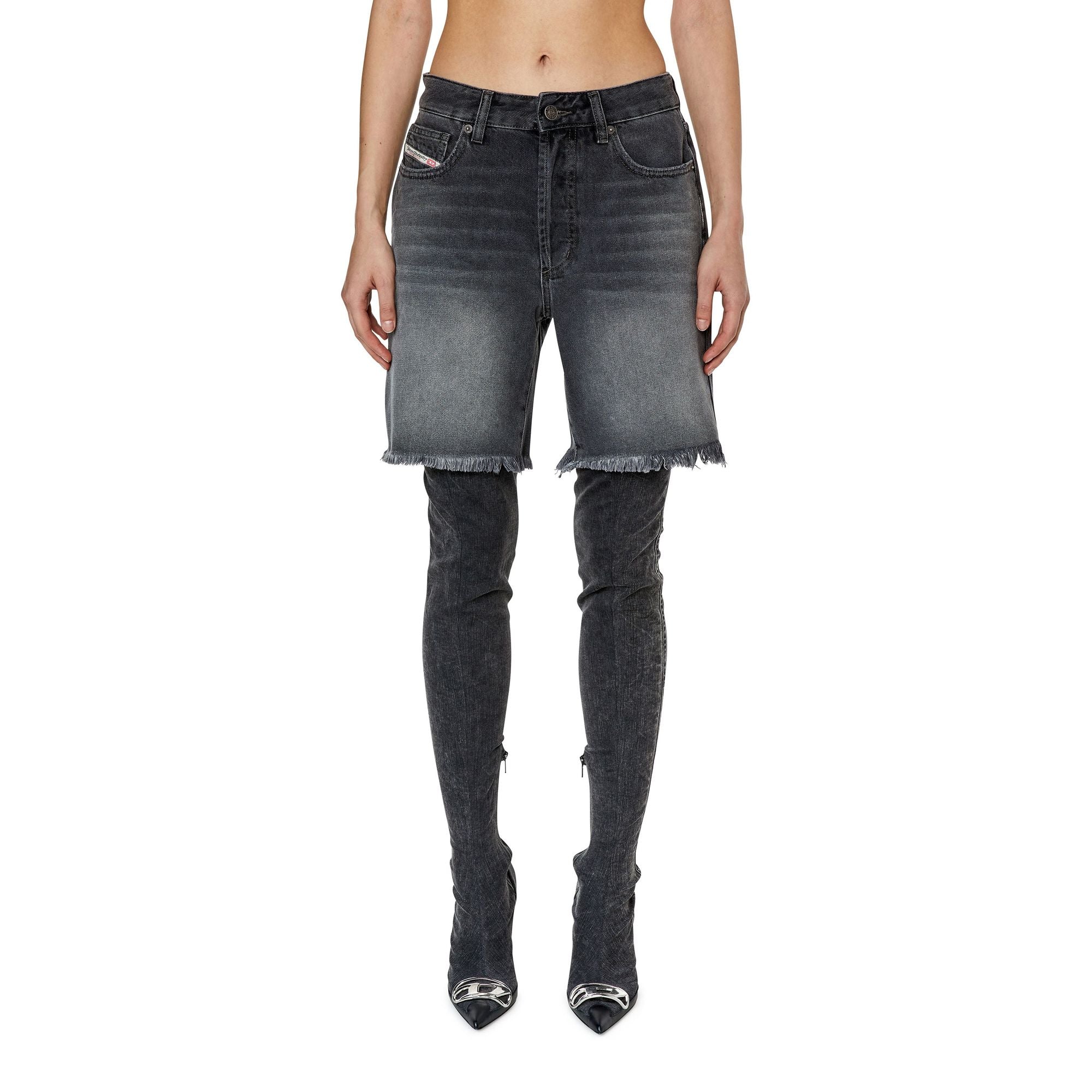 Women De-Amy Shorts - Charcoal