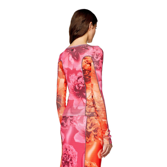Women T-Ribal Top - Pink