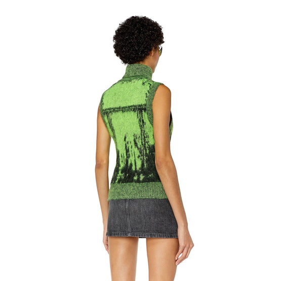 Women M-Sifnos Knitwear - Lime Punch