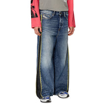 Men D-Rise-Zip-S Trousers - Blue