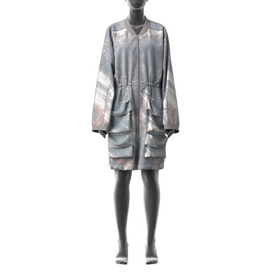Women D-Saran-Cmf Dress - Grey