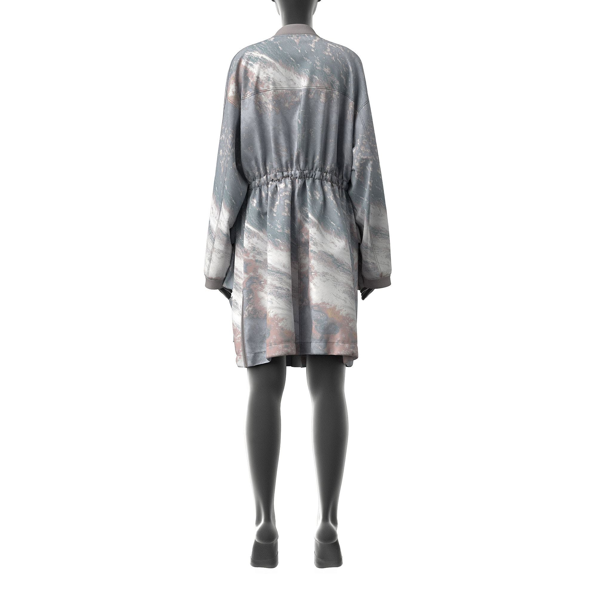 Women D-Saran-Cmf Dress - Grey