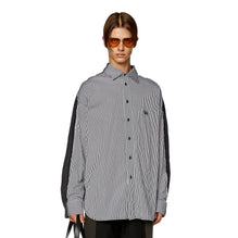 Men S-Warh-Stripe Shirt - Black Black Black