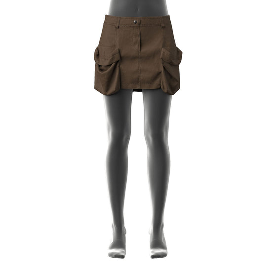 Women O-Lan Skirt - Dark Earth
