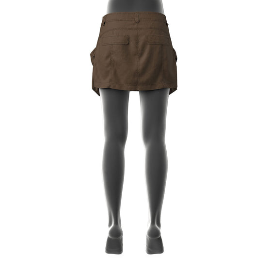 Women O-Lan Skirt - Dark Earth