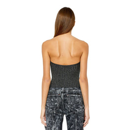 Women M-Clarksville-Lurex Knitwear - Black