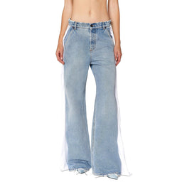Women D-Sire-Work-S1 Trousers - Blue