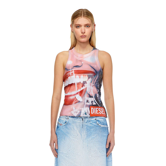 Women T-Finsi Top - Ivory Multi