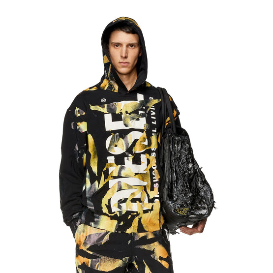 Men S-Mac-Hood-M1 Sweat-Shirt - Black