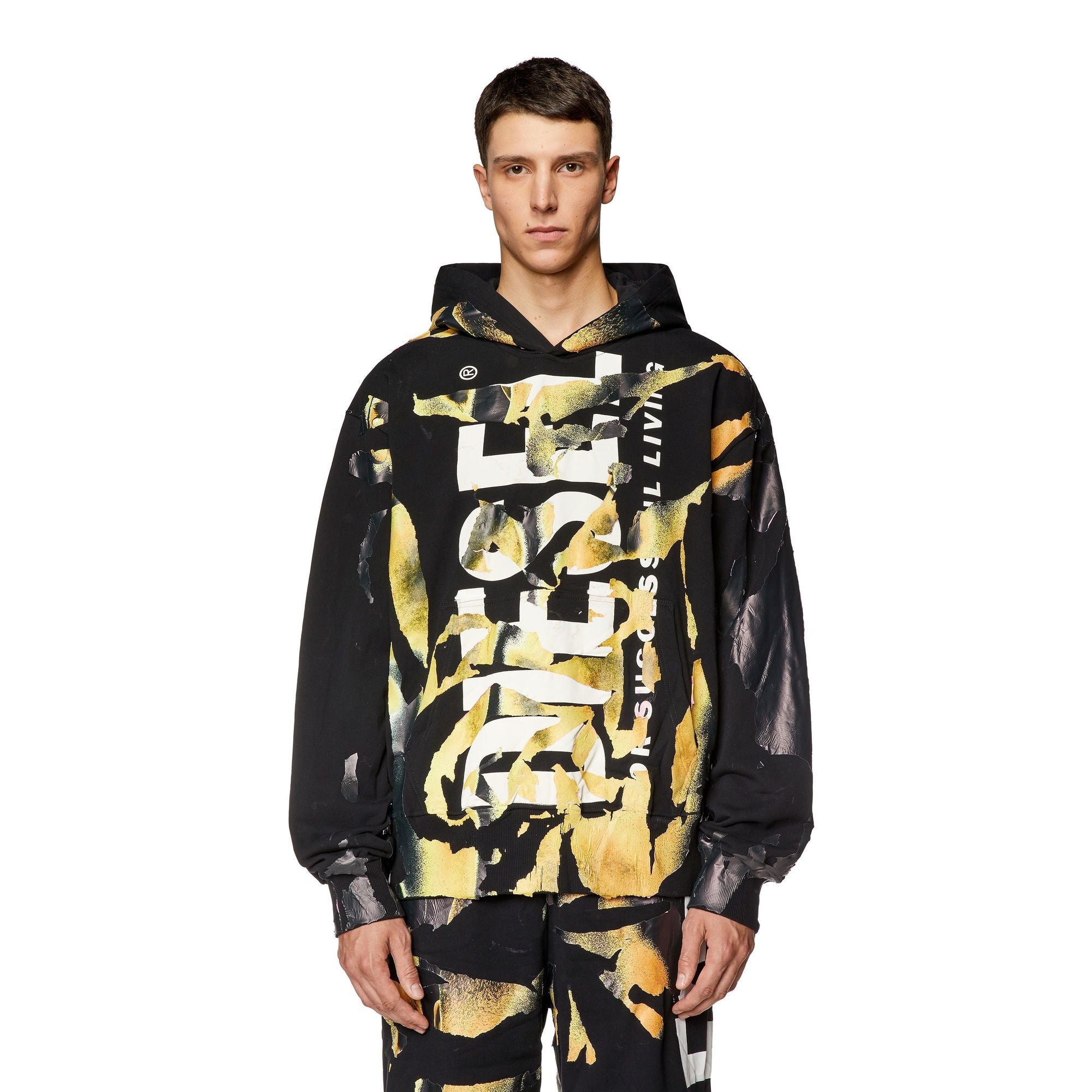 Men S-Mac-Hood-M1 Sweat-Shirt - Black