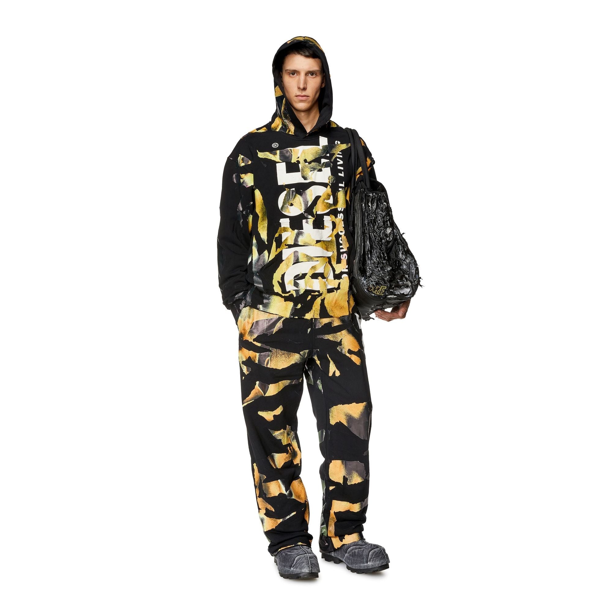 Men S-Mac-Hood-M1 Sweat-Shirt - Black