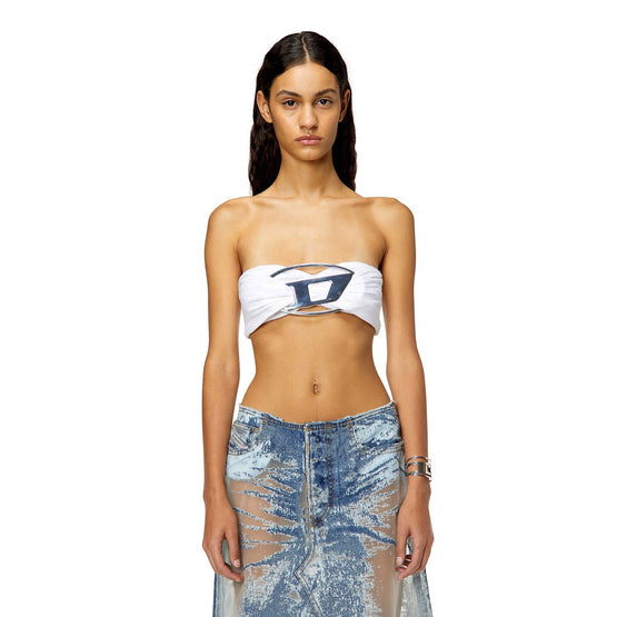 Women T-Benda Top - Bright White
