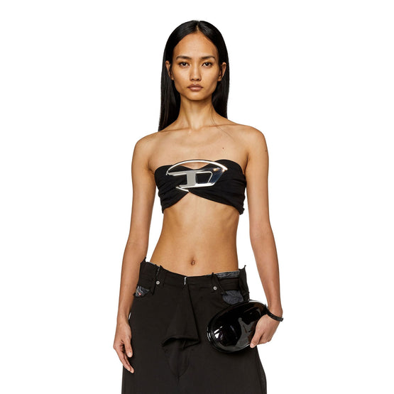 Women T-Benda Top - Black