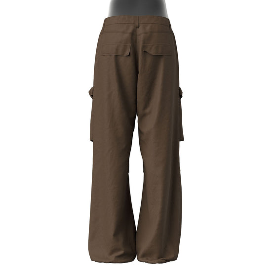 Women P-Malvarosa-New Trousers - Dark Earth